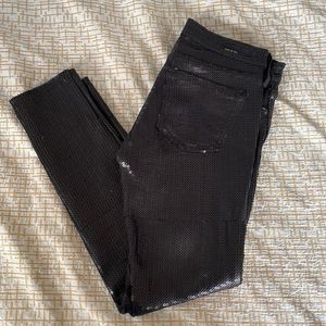 AG sequined ankle pants